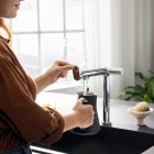 Hansgrohe Aqittura M91 bateria kuchenna stojąca z filtrem chrom 76804000