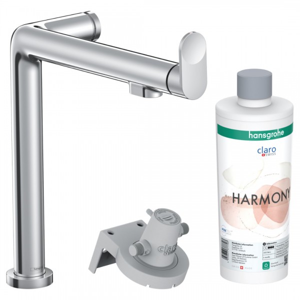 Hansgrohe Aqittura M91 bateria kuchenna stojąca zestaw startowy chrom 76802000