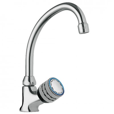 Tres Essential bateria kuchenna stojąca chrom 123306