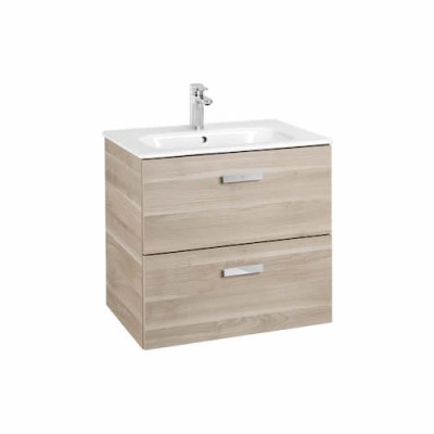 Roca Victoria Basic zestaw łazienkowy Unik 60 cm z szufladami biały połysk A855884806 Roca Victoria Basic zestaw łazienkowy Unik 60 cm z szufladami biały połysk A855884806