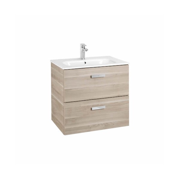 Roca Victoria Basic zestaw łazienkowy Unik 60 cm z szufladami biały połysk A855884806