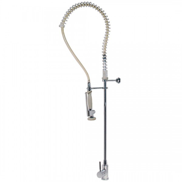 Tres Essential bateria kuchenna stojąca chrom 130484