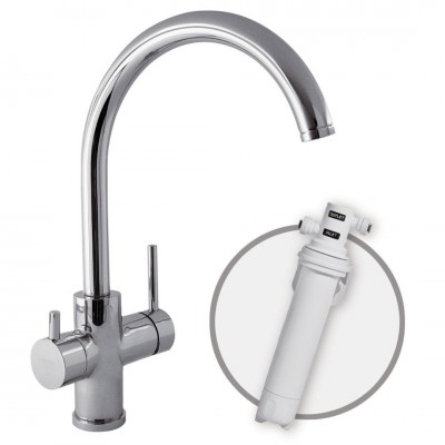 Tres Top Tres bateria kuchenna stojąca chrom 03035501