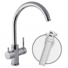 Tres Top Tres bateria kuchenna stojąca chrom 03035501