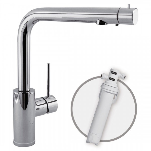 Tres Top Tres bateria kuchenna stojąca chrom 162453