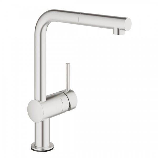 Grohe Minta Touch bateria kuchenna stojąca elektroniczna z wyciąganą wylewką stal 31360DC1