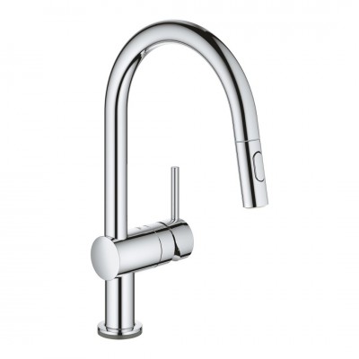 Grohe Minta Touch bateria kuchenna stojąca elektroniczna z wyciąganą wylewką chrom 31358002