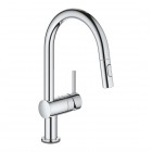 Grohe Minta Touch bateria kuchenna stojąca elektroniczna z wyciąganą wylewką chrom 31358002