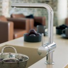 Grohe Minta bateria kuchenna stojąca z wyciąganą wylewką chrom 32168000