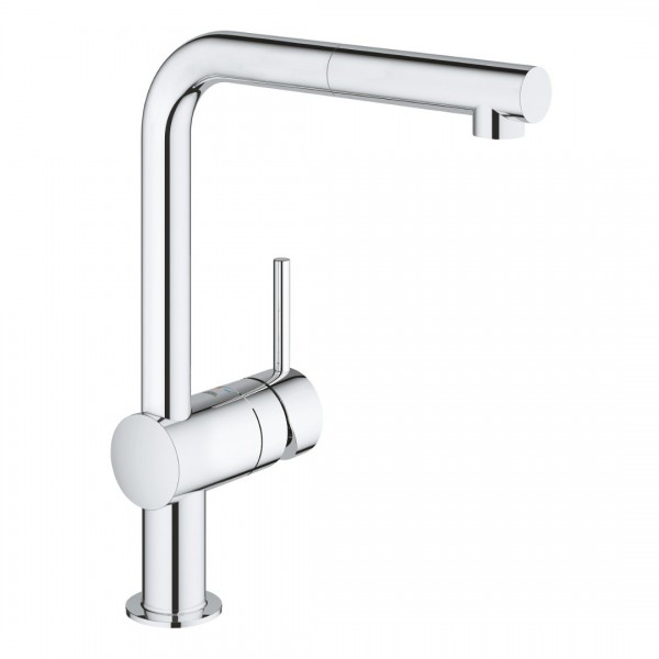 Grohe Minta bateria kuchenna stojąca z wyciąganą wylewką chrom 32168000