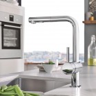 Grohe Minta bateria kuchenna stojąca z wyciąganą wylewką chrom 30274000