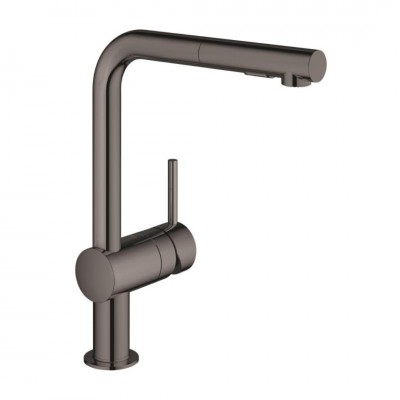 Grohe Minta bateria kuchenna stojąca z wyciąganą wylewką hard graphite 30274A00