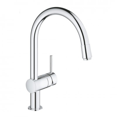 Grohe Minta bateria kuchenna stojąca z wyciąganą wylewką chrom 32918000