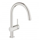 Grohe Minta bateria kuchenna stojąca z wyciąganą wylewką stal 32918DC0