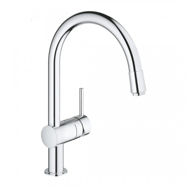 Grohe Minta bateria kuchenna stojąca z wyciąganą wylewką chrom 32918000