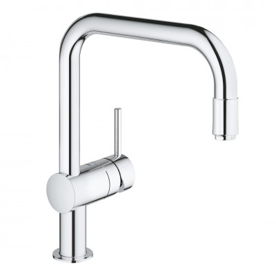 Grohe Minta bateria kuchenna stojąca z wyciąganą wylewką chrom 32067000
