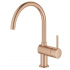 Grohe Minta bateria kuchenna stojąca brushed warm sunset 32917DL0