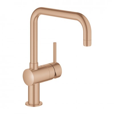 Grohe Minta bateria kuchenna stojąca brushed warm sunset 32488DL0
