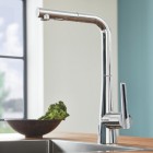 Grohe Zedra bateria kuchenna stojąca z wyciąganą wylewką chrom 32553002