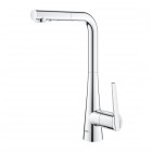 Grohe Zedra bateria kuchenna stojąca z wyciąganą wylewką chrom 32553002