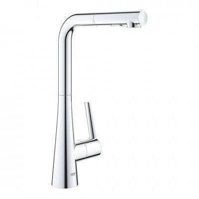 Grohe Zedra bateria kuchenna stojąca z wyciąganą wylewką chrom 32553002