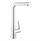Grohe Zedra bateria kuchenna stojąca z wyciąganą wylewką chrom 32553002