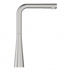 Grohe Zedra bateria kuchenna stojąca z wyciąganą wylewką stal 32553DC2