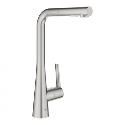 Grohe Zedra bateria kuchenna stojąca z wyciąganą wylewką stal 32553DC2