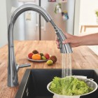 Grohe Zedra bateria kuchenna stojąca z wyciąganą wylewką stal 32294DC2