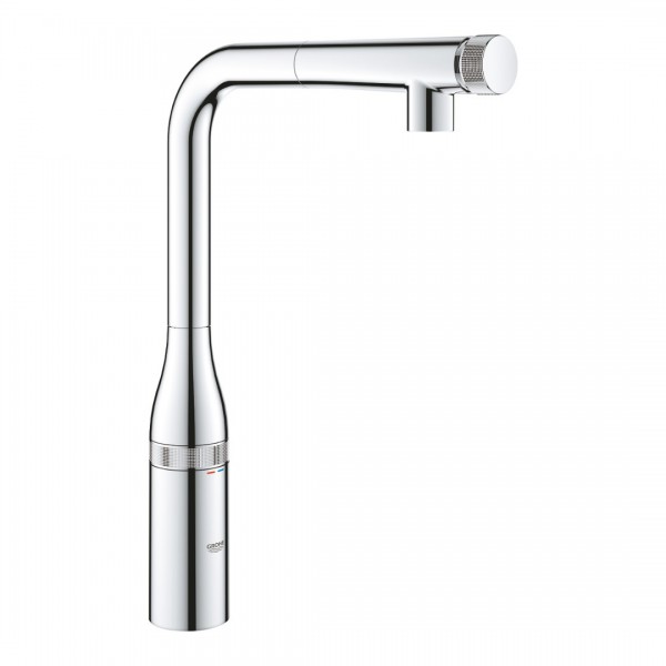 Grohe Essence SmartControl bateria kuchenna stojąca z wyciąganą wylewką chrom 31615000