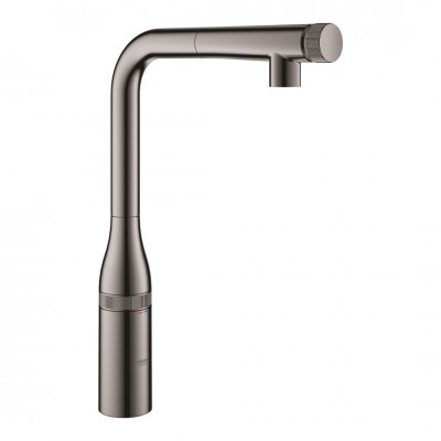 Grohe Essence SmartControl bateria kuchenna stojąca z wyciąganą wylewką hard graphite 31615A00