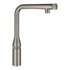 Grohe Essence SmartControl bateria kuchenna stojąca z wyciąganą wylewką brushed hard graphite 31615AL0