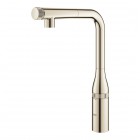 Grohe Essence SmartControl bateria kuchenna stojąca z wyciąganą wylewką polished nickel 31615BE0