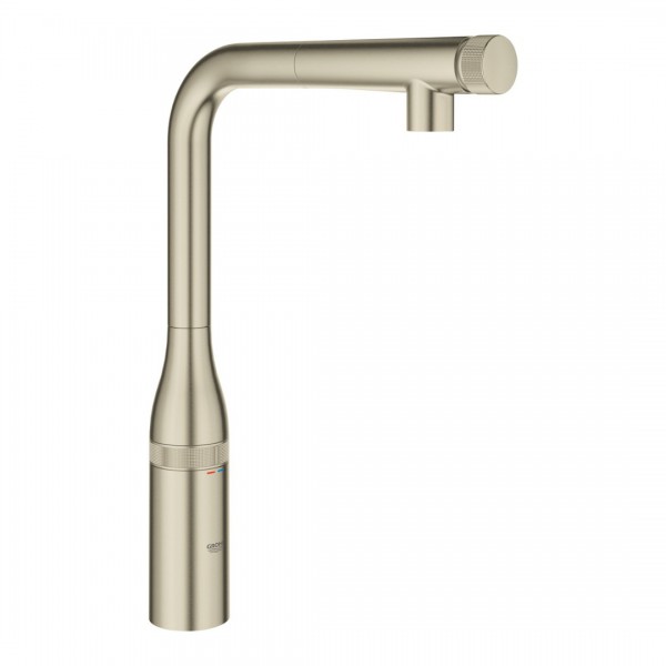 Grohe Essence SmartControl bateria kuchenna stojąca z wyciąganą wylewką brushed nickel 31615EN0