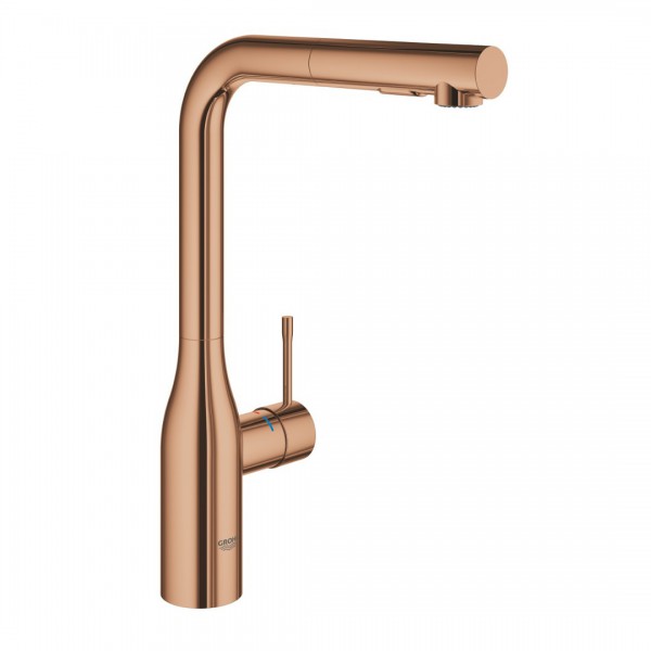 Grohe Essence bateria kuchenna stojąca z wyciąganą wylewką warm sunset 30504DA0