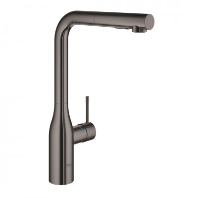 Grohe Essence bateria kuchenna stojąca z wyciąganą wylewką hard graphite 30504A00