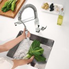 Grohe Eurocube bateria kuchenna stojąca chrom 31395000
