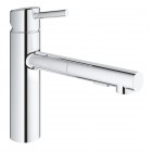 Grohe Concetto bateria kuchenna stojąca z wyciąganą wylewką chrom 30273001