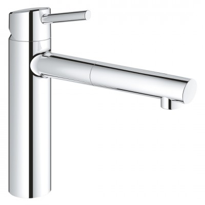 Grohe Concetto bateria kuchenna stojąca z wyciąganą wylewką chrom 31129001