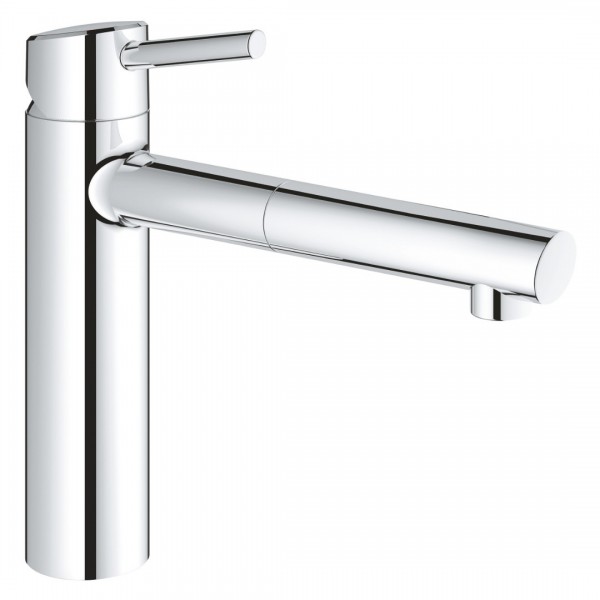 Grohe Concetto bateria kuchenna stojąca z wyciąganą wylewką chrom 31129001