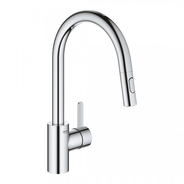 Grohe Eurosmart Cosmopolitan bateria kuchenna stojąca z wyciąganą wylewką chrom 31481001