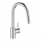 Grohe Eurosmart Cosmopolitan bateria kuchenna stojąca z wyciąganą wylewką chrom 31481001