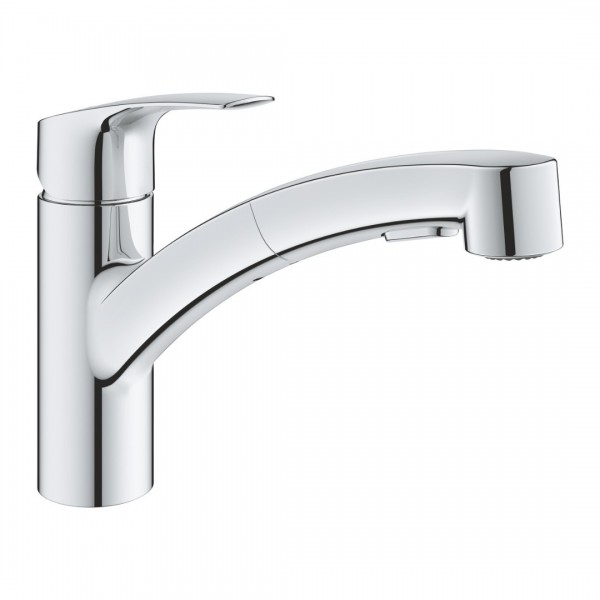 Grohe Eurosmart bateria kuchenna stojąca z wyciąganą wylewka chrom 30305001