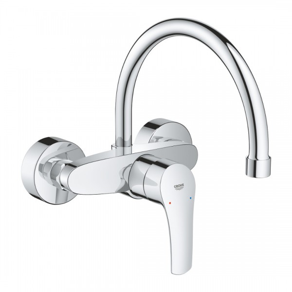 Grohe Eurosmart bateria kuchenna ścienna chrom 32482003