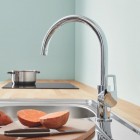 Grohe BauLoop bateria kuchenna stojąca chrom 31368001