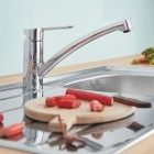 Grohe BauEco bateria kuchenna stojąca chrom 31680000