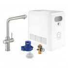 Grohe Blue Professional bateria kuchenna stojąca zestaw startowy stal 31347DC3