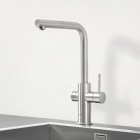 Grohe Blue Professional bateria kuchenna stojąca z wyciąganą wylewką zestaw startowy stal 31326DC2