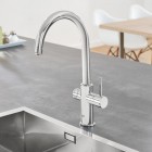 Grohe Blue Home bateria kuchenna stojąca zestaw startowy chrom 31455001