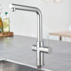 Grohe Blue Home bateria kuchenna stojąca zestaw startowy chrom 31454001